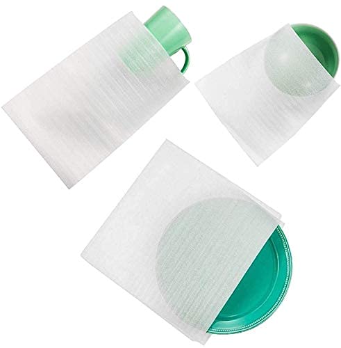 ALIN 60 Cushion Foam Pouches, Moving Foam Wrap Pouches, Protect Mug, Cup, Glasses, China, and Dishes, Packing Supplies, Packing Cushioning Supplies for Moving