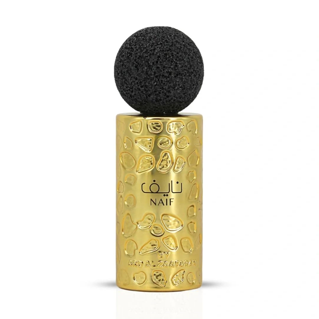 Ard al Zaafaran Naif Eau De Parfum Spray 100ml (3.4 Oz) – Long Lasting Arabian Perfume For Men, A Regal Blend of Richness, Mystery & Allure – A Captivating Perfume Men Will Adore with Amazing Notes