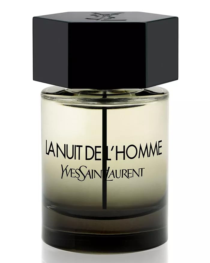 Yves Saint Laurent La Nuit De L'homme Eau De Toilette Spray for Men, 3.4 Ounce
