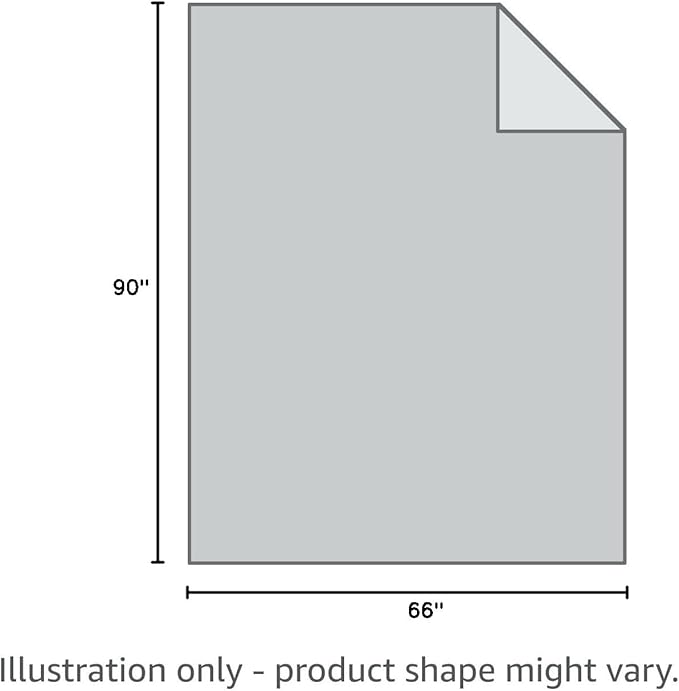 Bedsure 100% Cotton Blanket Twin XL Size for Bed - Breathable and Lightweight, Soft Cozy Textured Herringbone Woven Blanket for Summer Spring, Grey, 66x90 inches