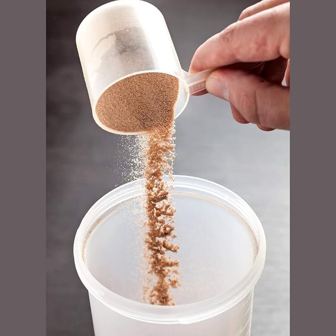 Plastic Measuring Scoop, (6.5 cc | 6.5 mL) Long Handle Spoons for Powders, Granules, Coffee, Pet Food, Baking Supplies, Protein and Other Dry Goods, BPA Free (Set of 1)
