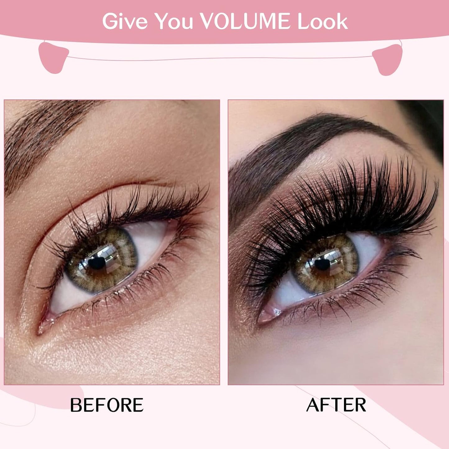 Cluster Lashes 72 Pcs Lash Clusters DIY Eyelash Extension Individual Lashes Thin Band Easy to Apply at home Lashes (Attraction D-8-16 mix)