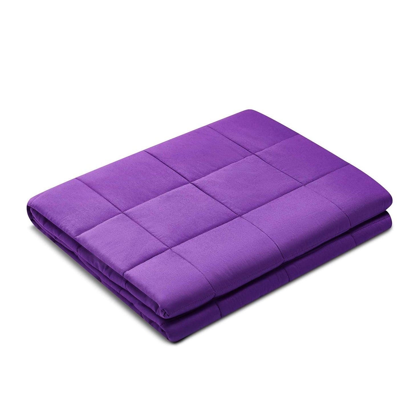 TONGDADA Kids Weighted Blanket | 40''x60'',7lbs | for Child Between 55-80 lbs | Premium Cotton Material with Glass Beads | Violet