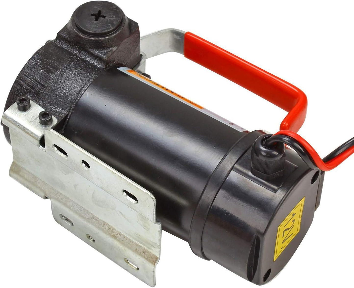 BLACKHORSE-RACING 12V DC Portable Electric Fuel Transfer Extractor Pump Diesel Kerosene Oil Commercial Motor Auto