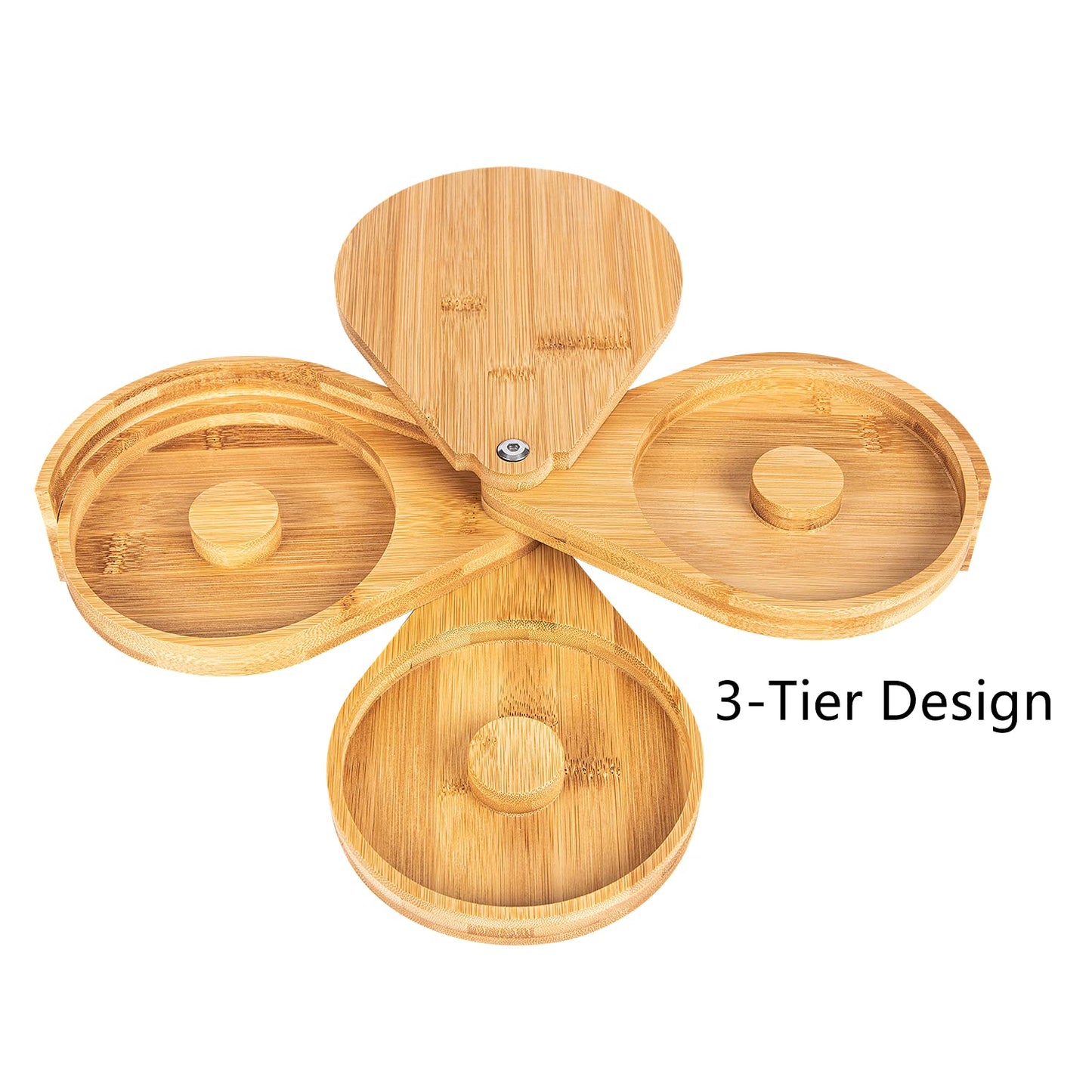 Jillmo Margarita Salt Rimmer Set Bamboo 3-Ties Cocktail Glass Rimmer, Party Bar Accessories (Sponge NOT INCLUDED)