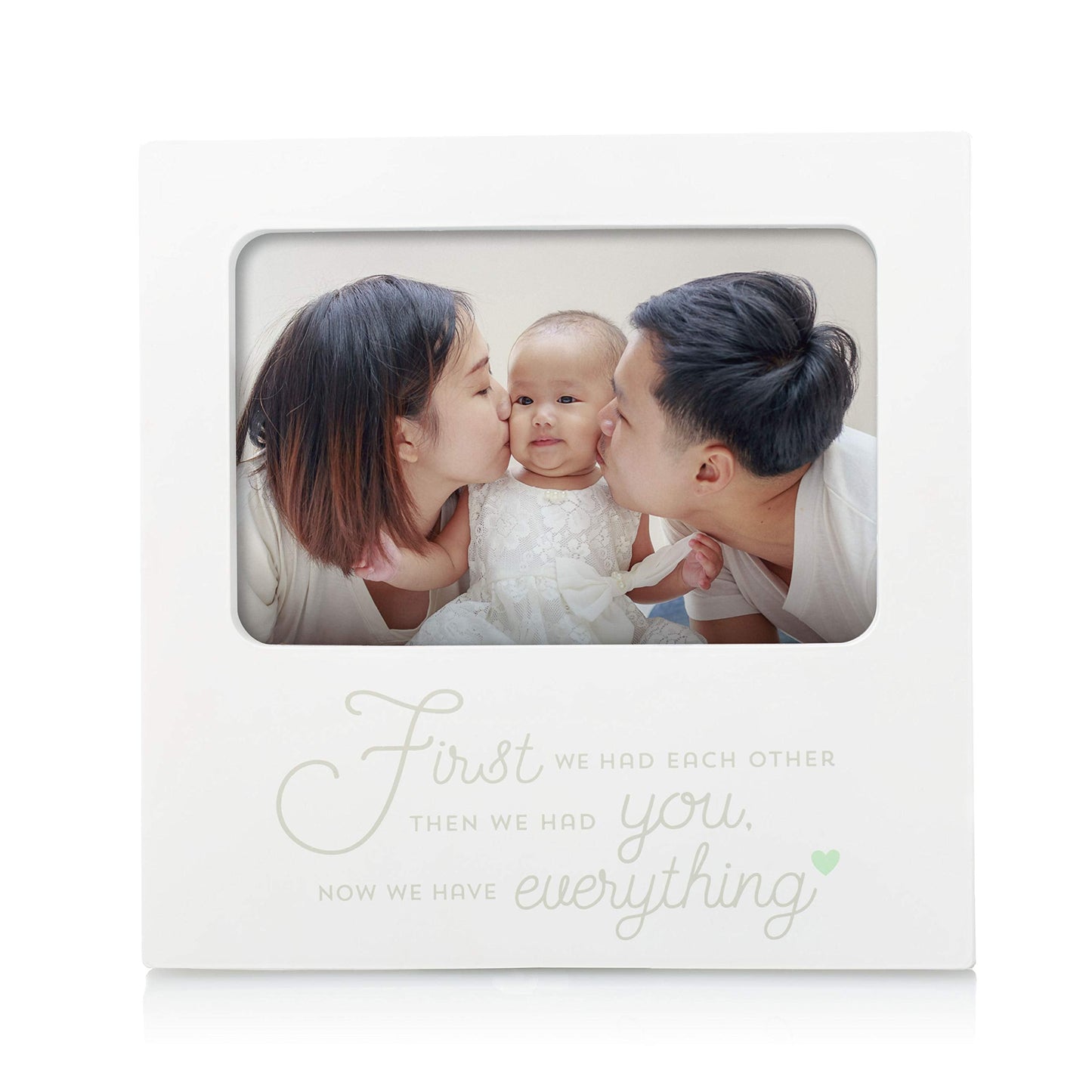 Tiny Ideas Me and My Brother Picture Frame, Christmas Photo Picture Frame, Sibling Keepsake, Ideal Big Brother Gift, Shower Gift and Gender Neutral Nursery Decor, Gray