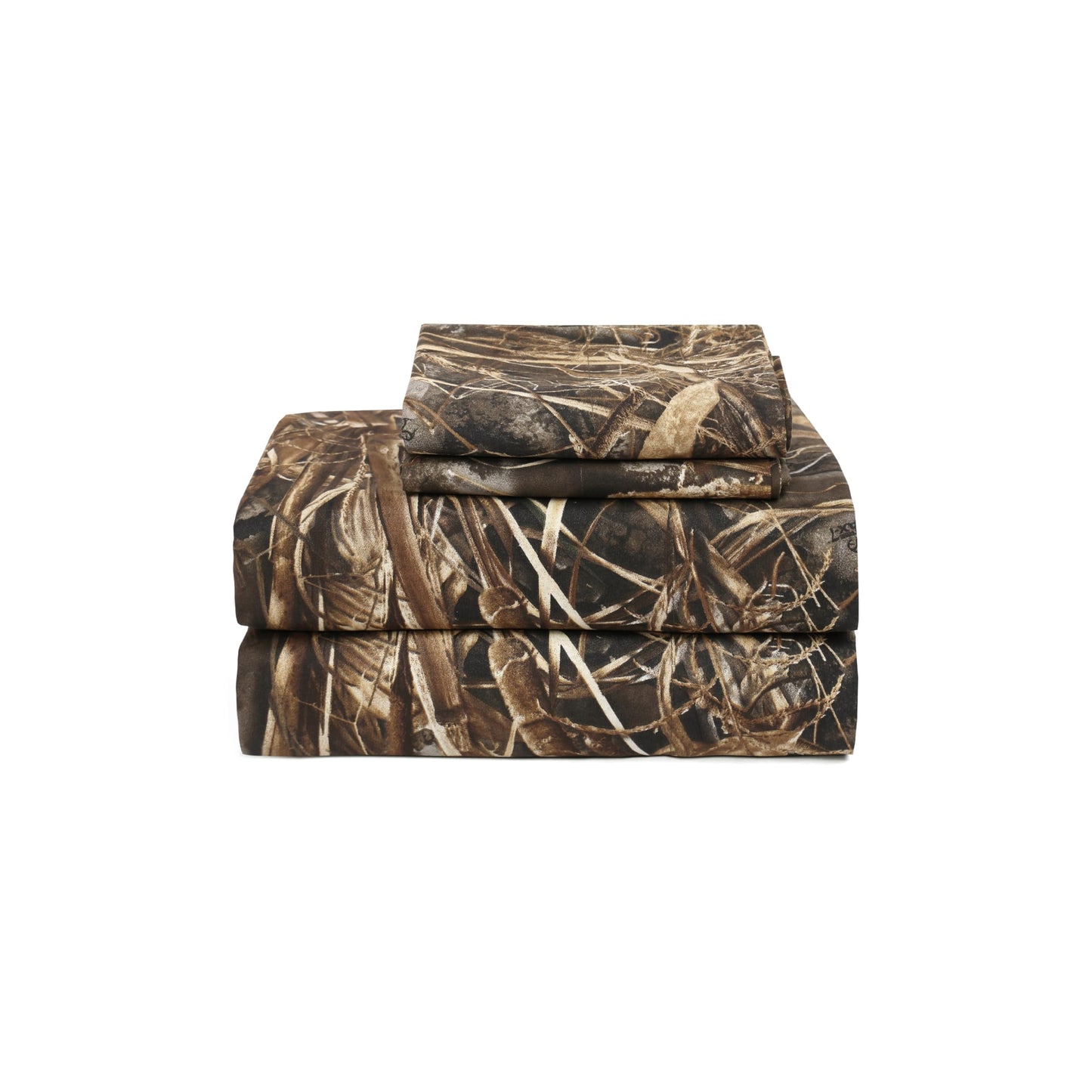 VISI-ONE RealTree Max-7 Queen Camo 4 Piece Sheet Set – Lightweight, Cooling, Wrinkle-Free Microfiber 15" Deep Pockets Sheets, Unisex Rustic Western Farmhouse Style Made to Complement all Living Spaces