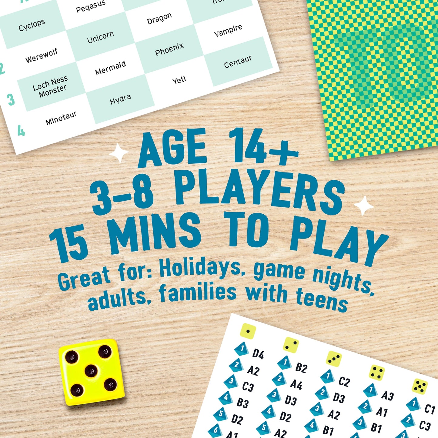 Big Potato The Chameleon, Award-Winning Board Game for Families & Friends | Includes 80 Extra Secret Words