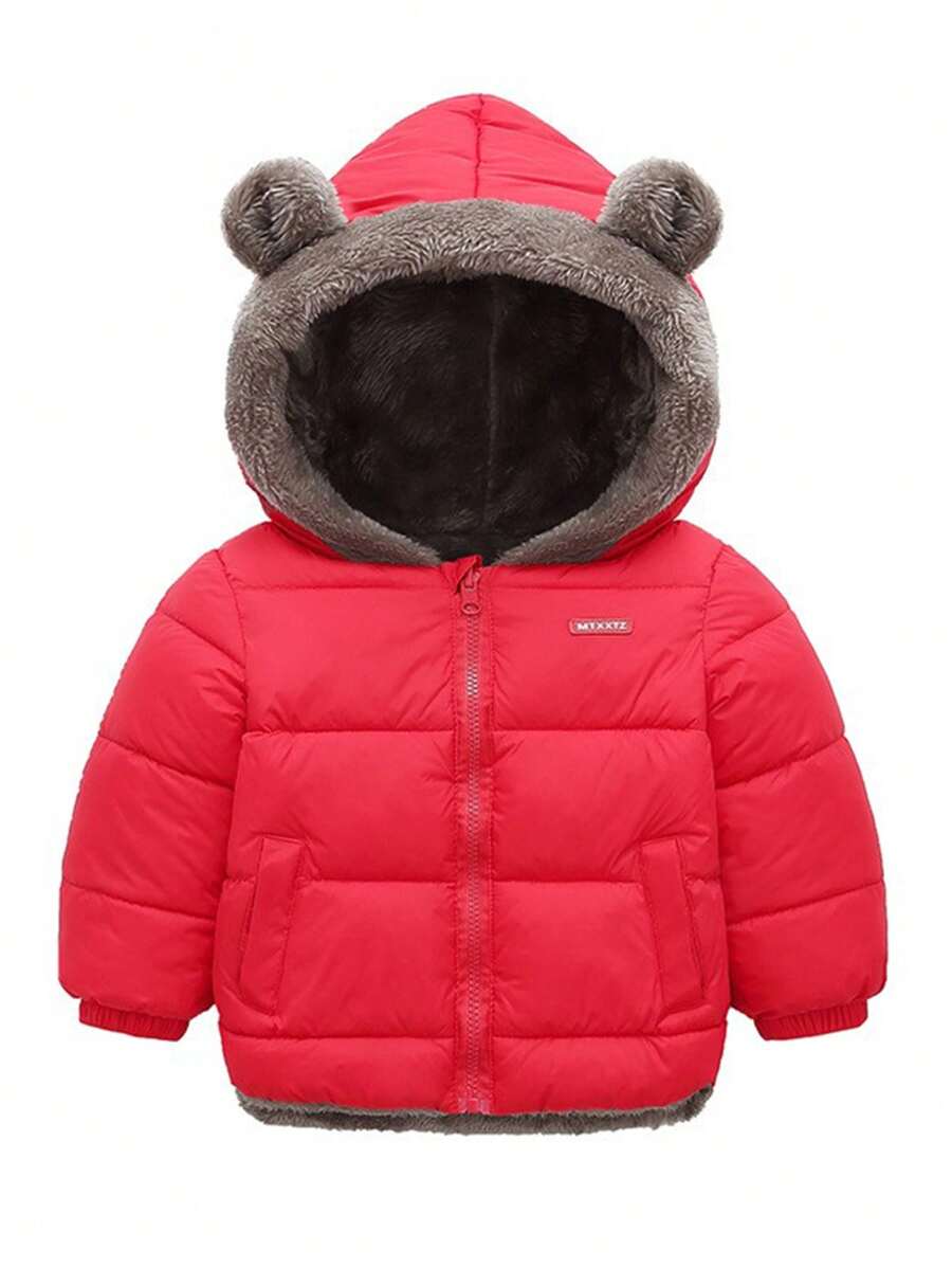 2-In-1 Reversible Hooded Jacket For Young Boys, Winter