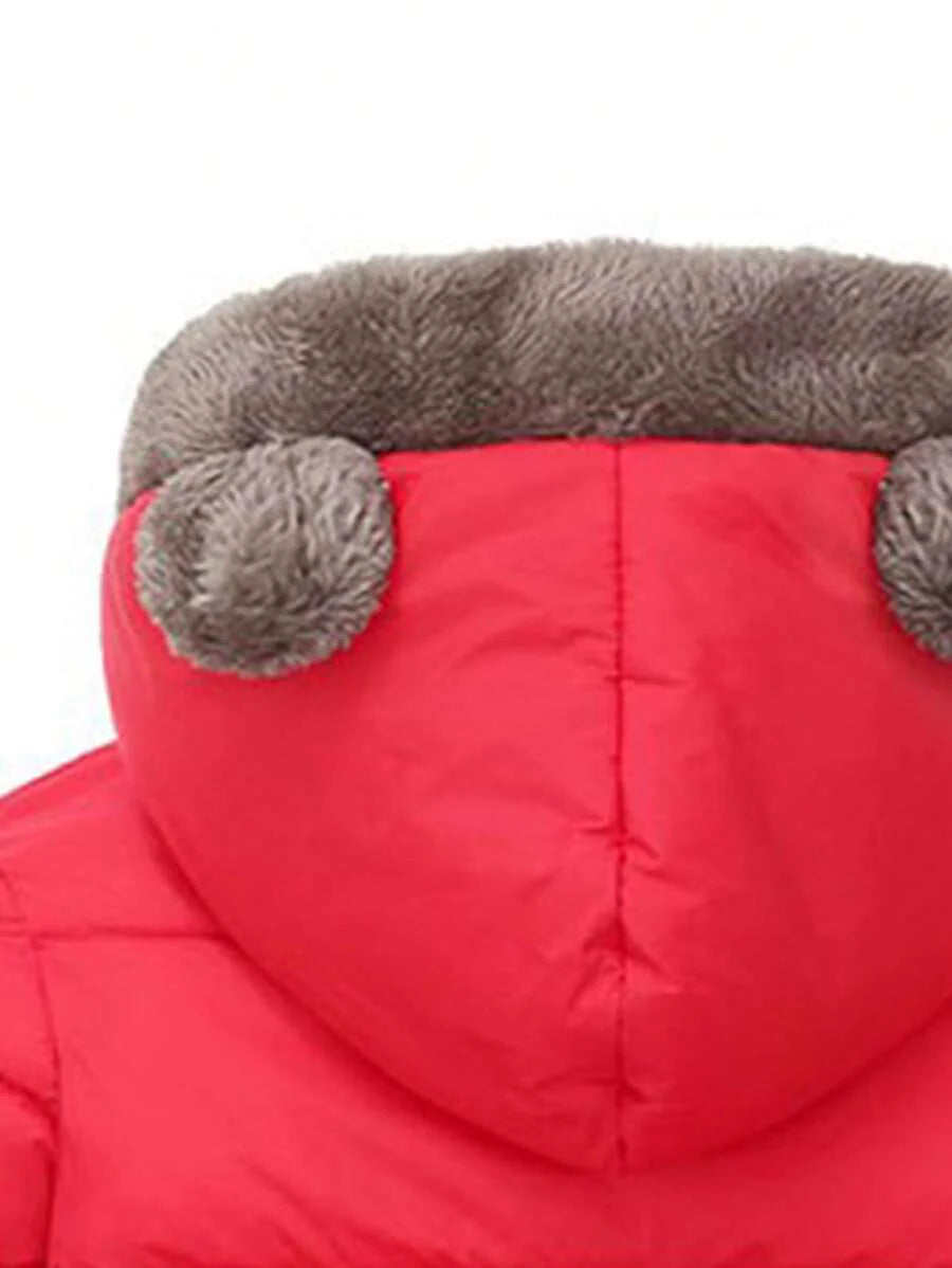 2-In-1 Reversible Hooded Jacket For Young Boys, Winter