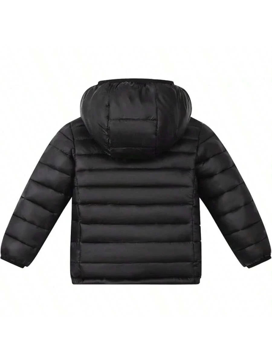 2025 New Model Kids Boy Girl Winter Hooded Puffer Jackets Coats Light Weight Padded Outerwear