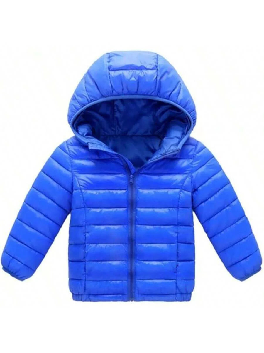 2025 New Model Kids Boy Girl Winter Hooded Puffer Jackets Coats Light Weight Padded Outerwear