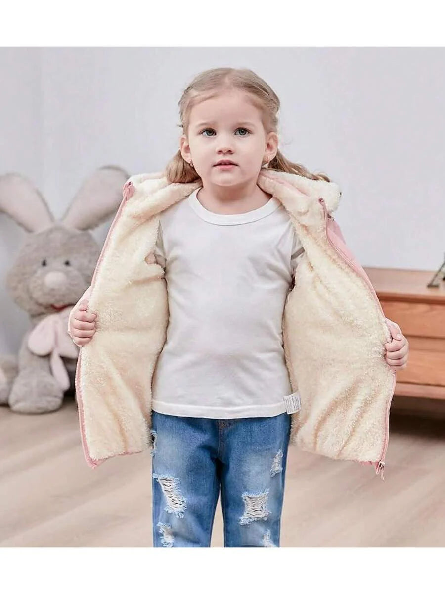 2025 New Model 1-6T Baby Girl Boy Winter Fleece Coats Toddler Warm Puffer Jackets Kids Down Alternative Outerwear