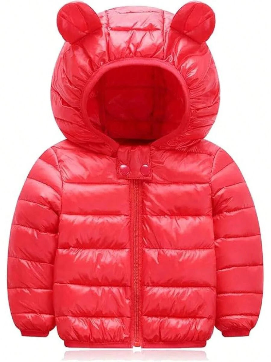 2025 New Model Kids Boy Girl Winter Hooded Puffer Jackets Coats Light Weight Padded Outerwear