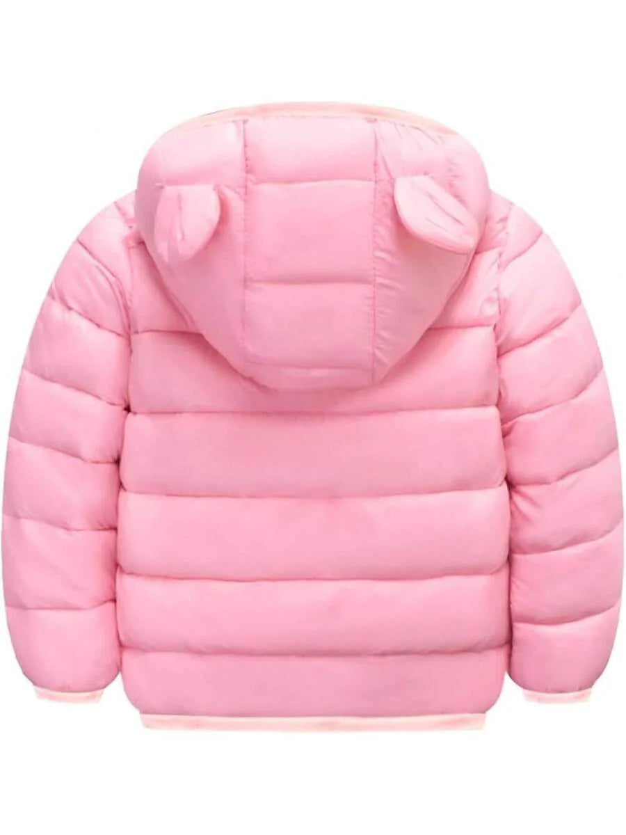 2025 New Model Kids Boy Girl Winter Hooded Puffer Jackets Coats Light Weight Padded Outerwear