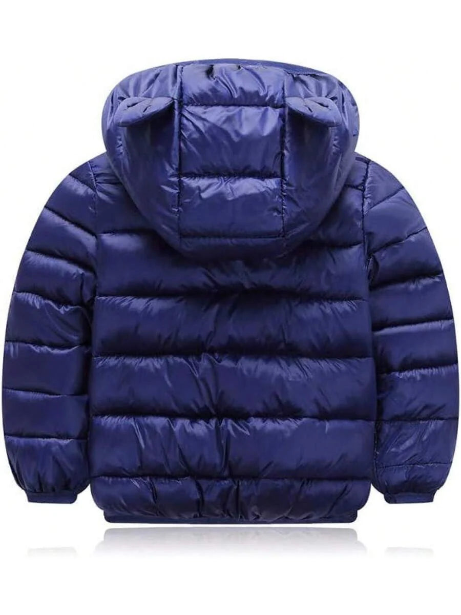 2025 New Model Kids Boy Girl Winter Hooded Puffer Jackets Coats Light Weight Padded Outerwear