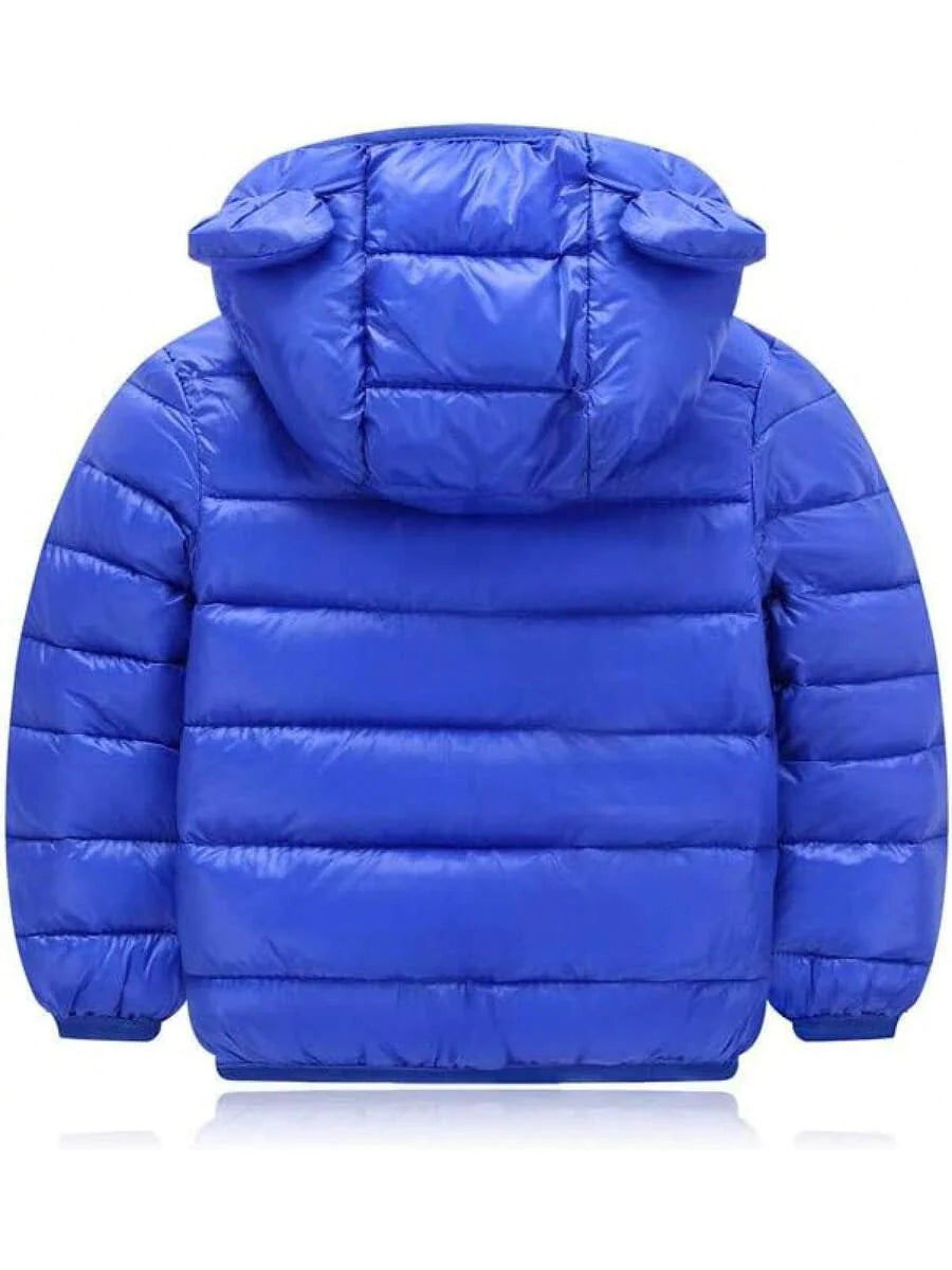 2025 New Model Kids Boy Girl Winter Hooded Puffer Jackets Coats Light Weight Padded Outerwear