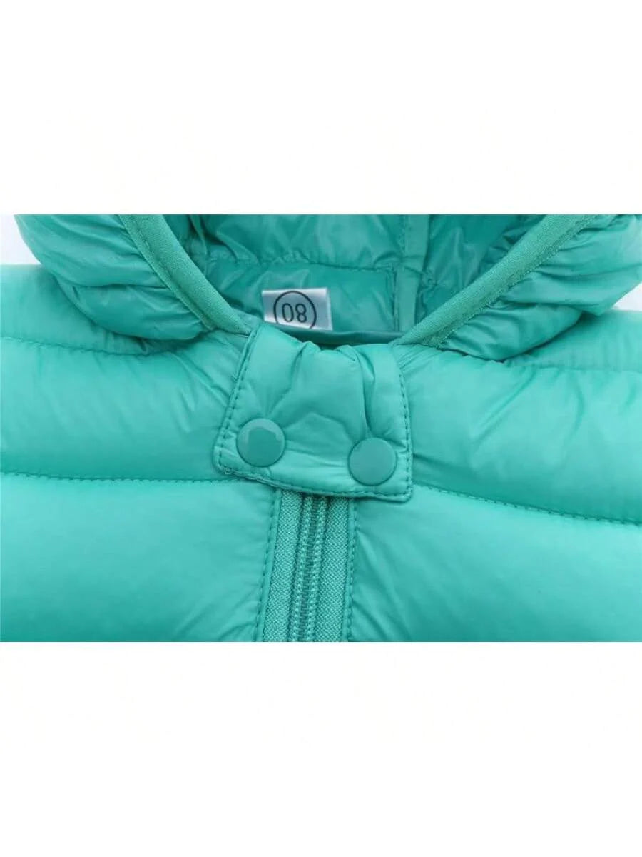 2025 New Model Kids Boy Girl Winter Hooded Puffer Jackets Coats Light Weight Padded Outerwear