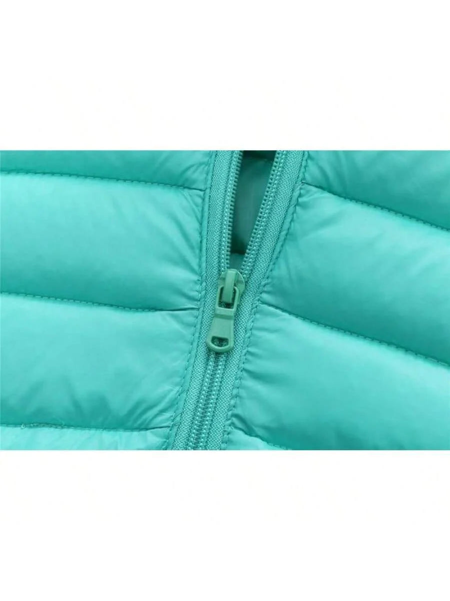 2025 New Model Kids Boy Girl Winter Hooded Puffer Jackets Coats Light Weight Padded Outerwear