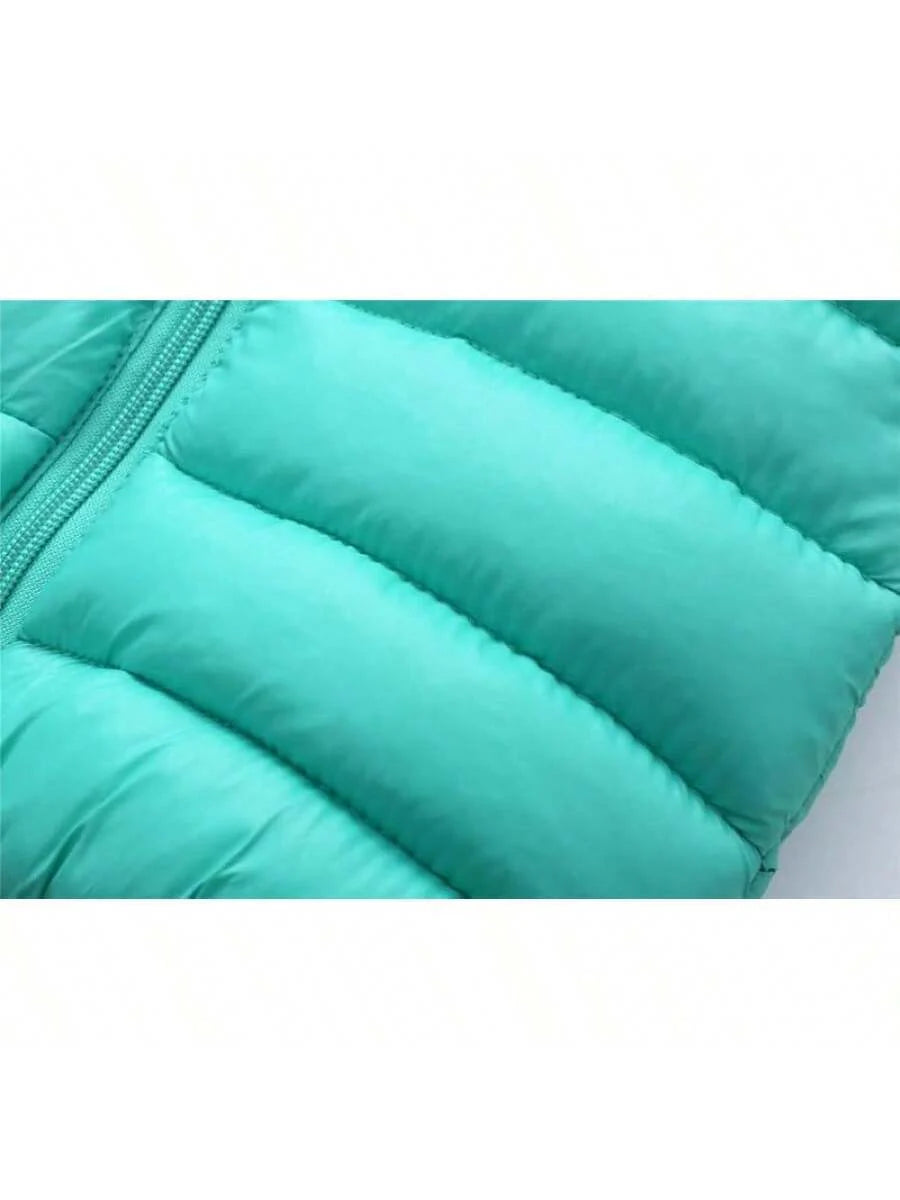 2025 New Model Kids Boy Girl Winter Hooded Puffer Jackets Coats Light Weight Padded Outerwear