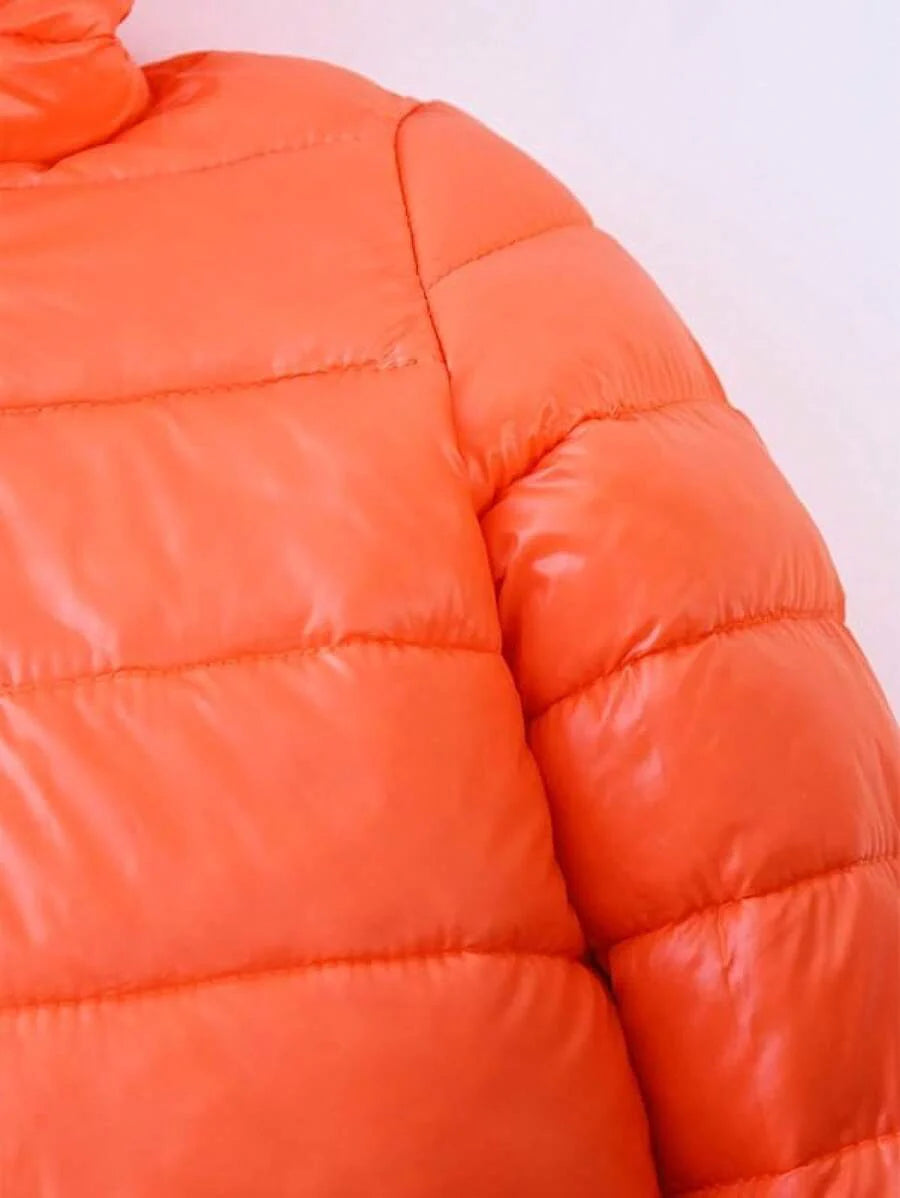 2025 New Model Kids Boy Girl Winter Hooded Puffer Jackets Coats Light Weight Padded Outerwear