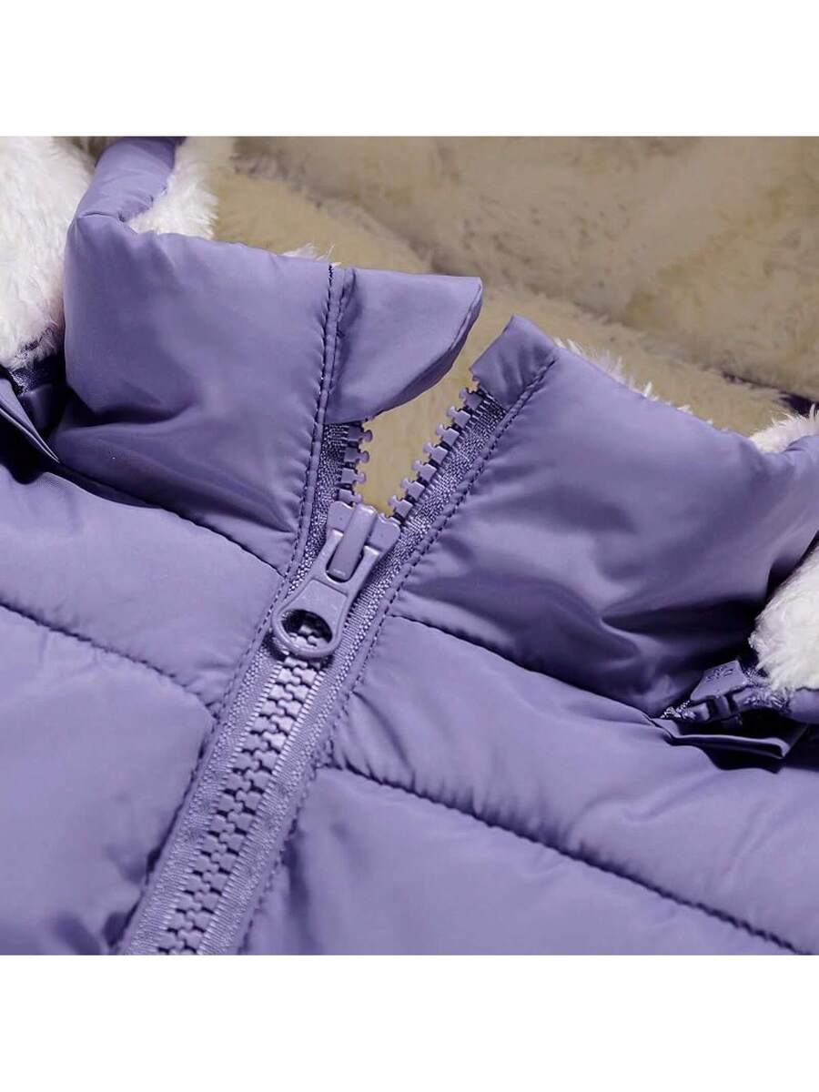 2025 New Model 1-6T Baby Girl Boy Winter Fleece Coats Toddler Warm Puffer Jackets Kids Down Alternative Outerwear
