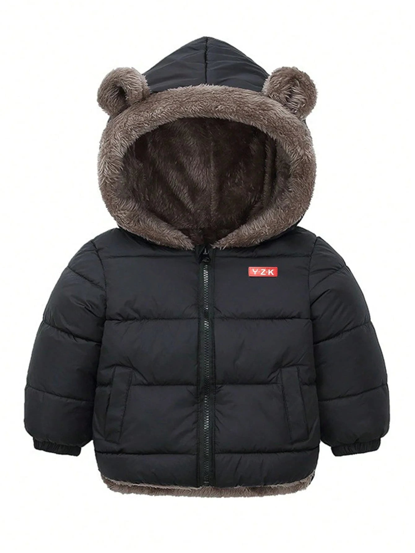2-In-1 Reversible Hooded Jacket For Young Boys, Winter