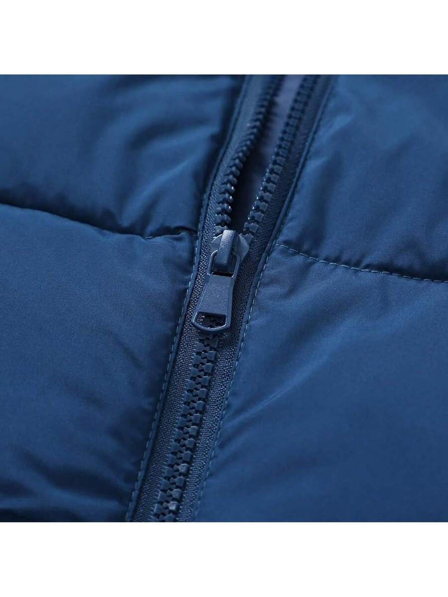 2025 New Model Kids Boy Girl Puffer Jacket Coat Hood Mid Length Light Weight Warm Insulated Padded Winter Outwear