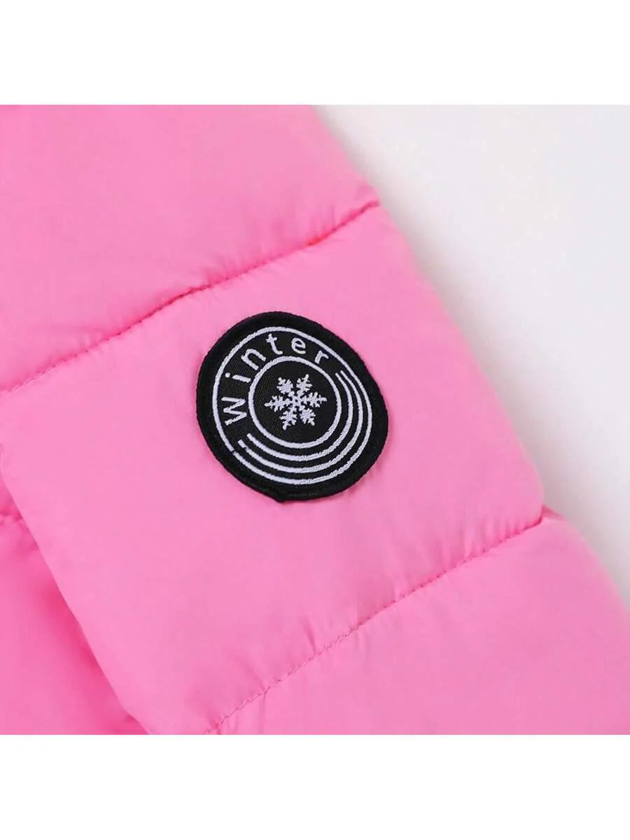 2025 New Model Kids Boy Girl Puffer Jacket Coat Hood Mid Length Light Weight Warm Insulated Padded Winter Outwear
