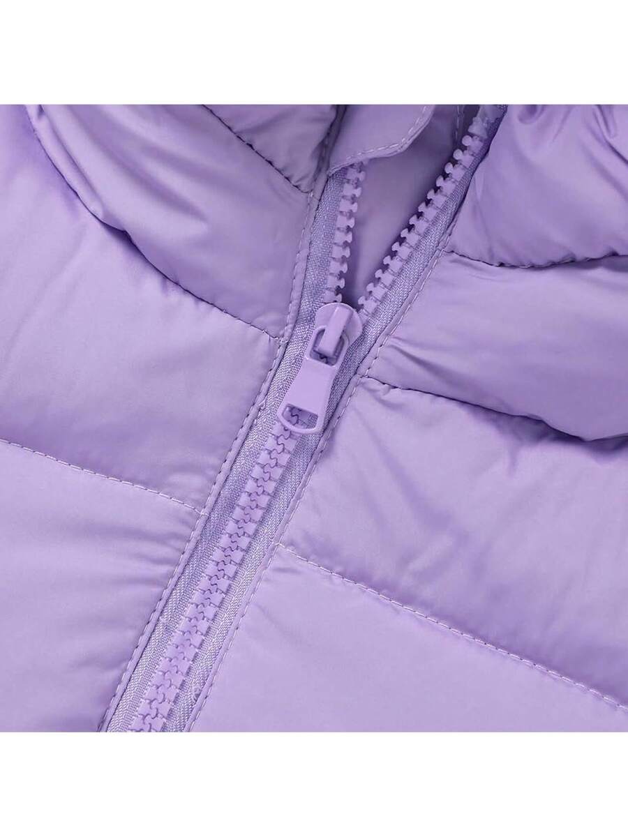 2025 New Model Kids Boy Girl Puffer Jacket Coat Hood Mid Length Light Weight Warm Insulated Padded Winter Outwear