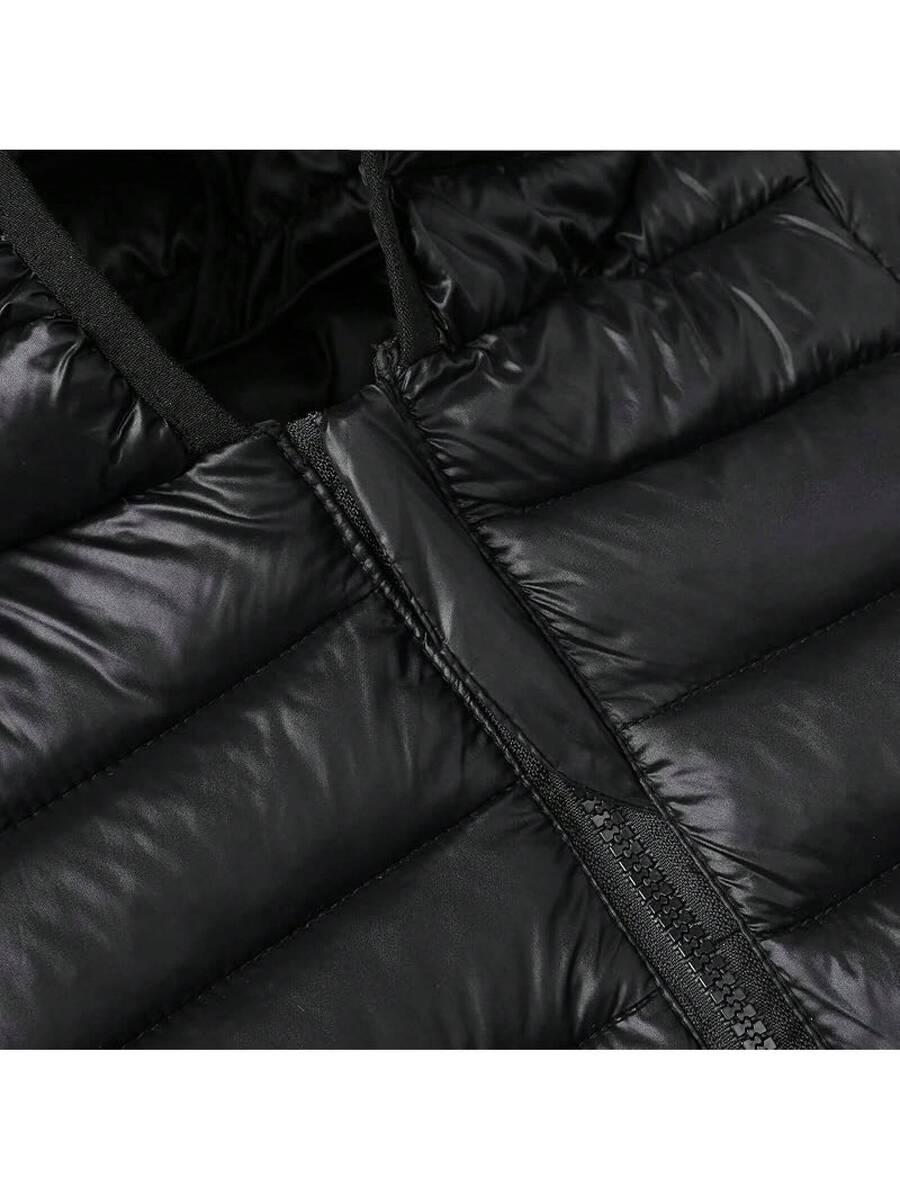 2025 New Model Kids Boy Girl Puffer Jacket Coat Hood Mid Length Light Weight Warm Insulated Padded Classic Solid Winter Outwear