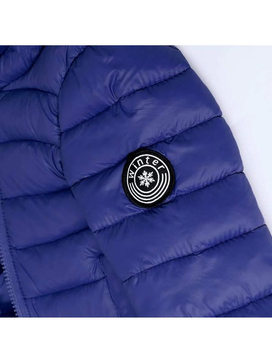 2025 New Model Kids Boy Girl Puffer Jacket Coat Hood Mid Length Light Weight Warm Insulated Padded Classic Solid Winter Outwear