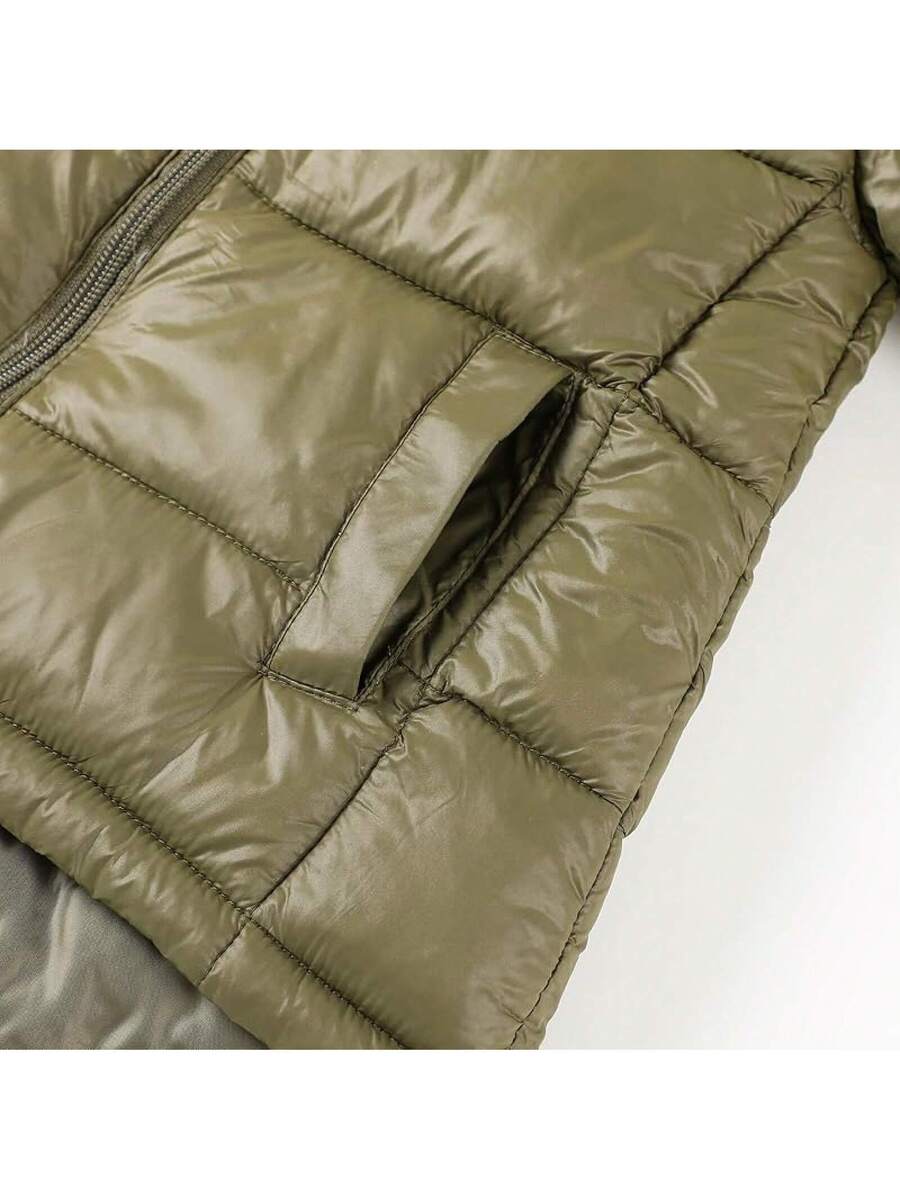 2025 New Model Baby Toddler Boy Girl Winter Dinosaur Hooded Puffer Jackets Coats Warm Zip-UP Padded Outerwear