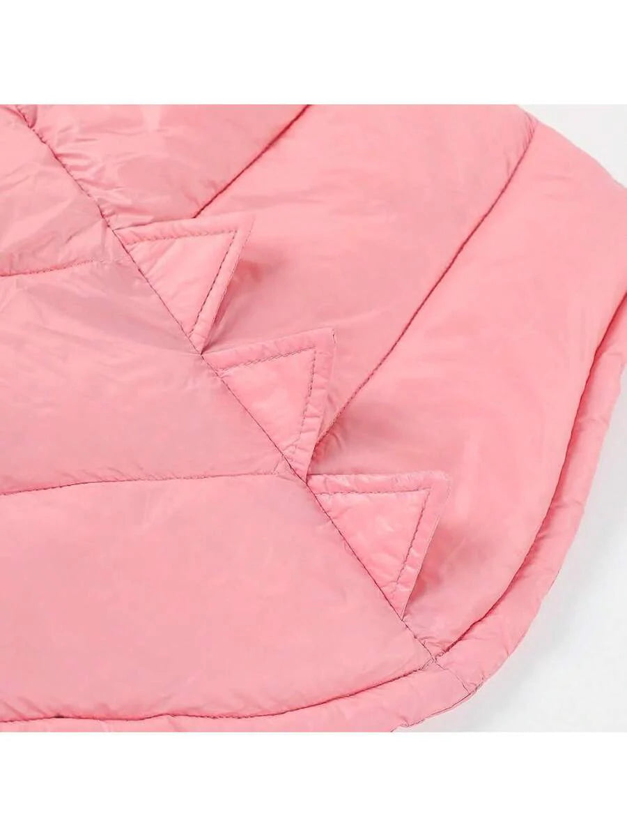 2025 New Model Baby Toddler Boy Girl Winter Dinosaur Hooded Puffer Jackets Coats Warm Zip-UP Padded Outerwear