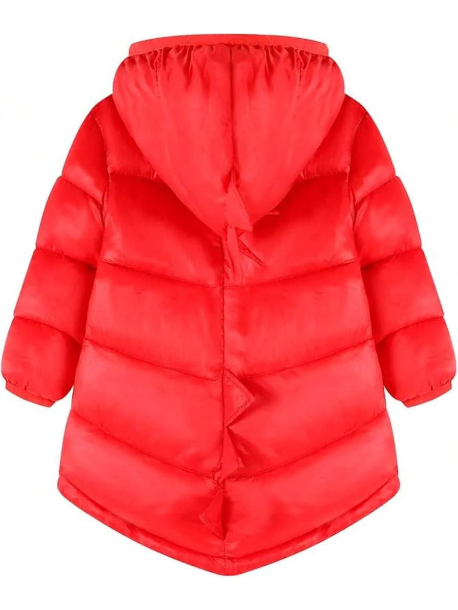 2025 New Model Baby Toddler Boy Girl Winter Dinosaur Hooded Puffer Jackets Coats Warm Zip-UP Padded Outerwear