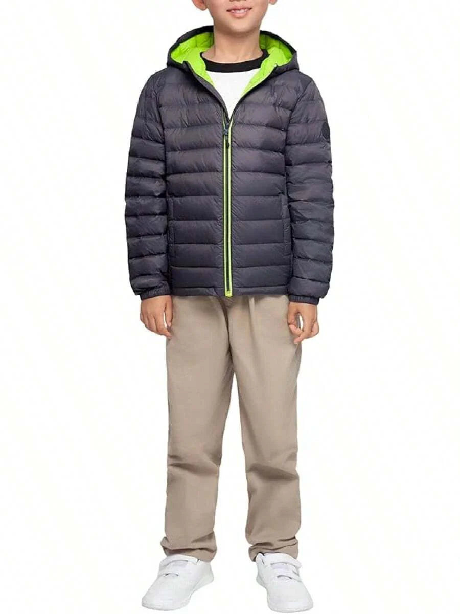 2025 New Model Boys' Ultra Lightweight Packable Down Puffer Jacket Coat