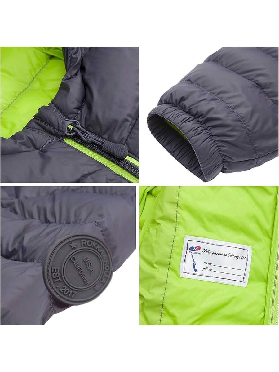 2025 New Model Boys' Ultra Lightweight Packable Down Puffer Jacket Coat