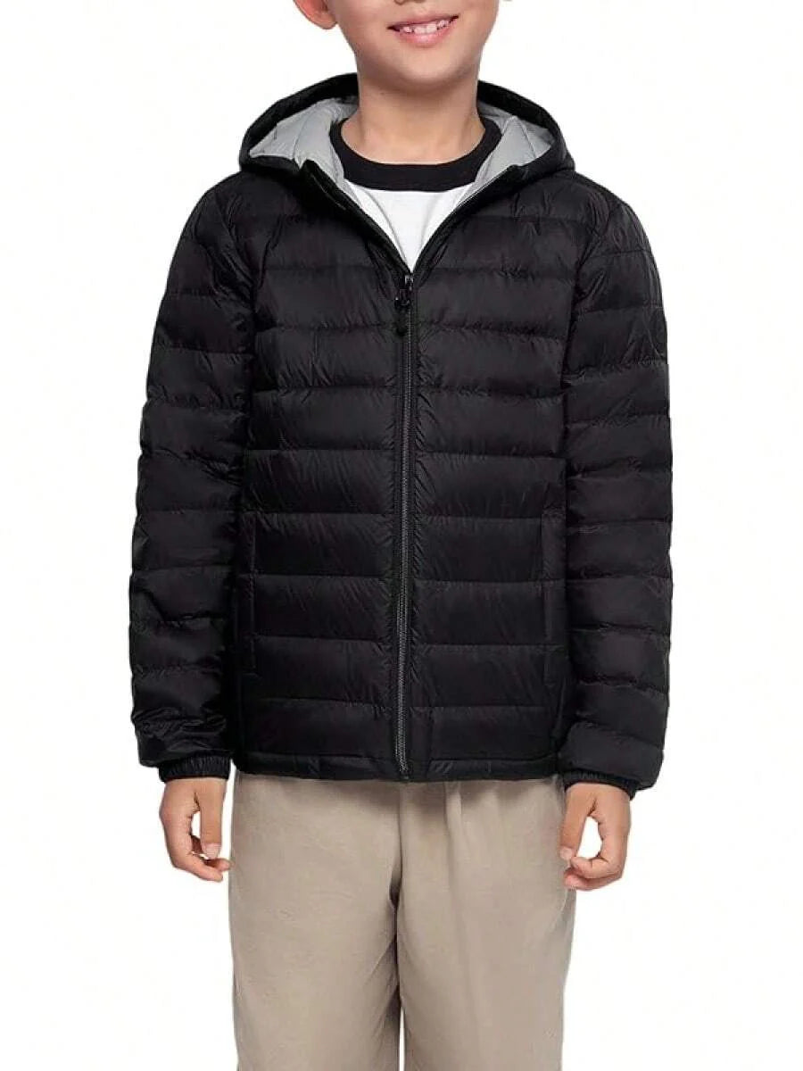 2025 New Model Boys' Ultra Lightweight Packable Down Puffer Jacket Coat