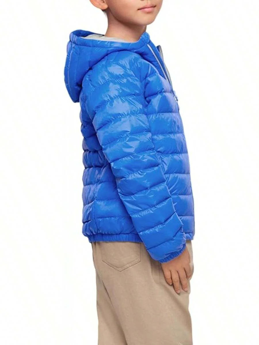 2025 New Model Boys' Ultra Lightweight Packable Down Puffer Jacket Coat
