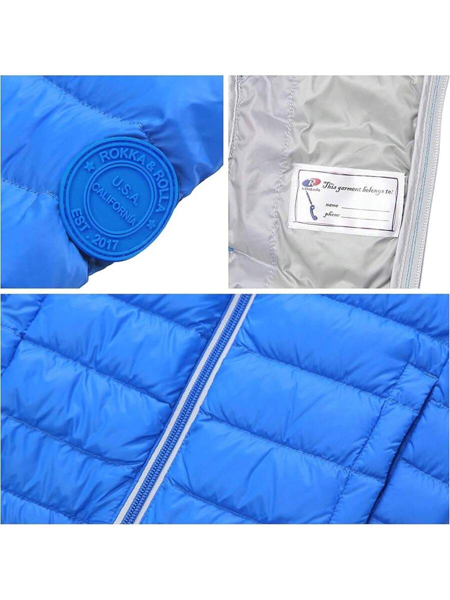 2025 New Model Boys' Ultra Lightweight Packable Down Puffer Jacket Coat