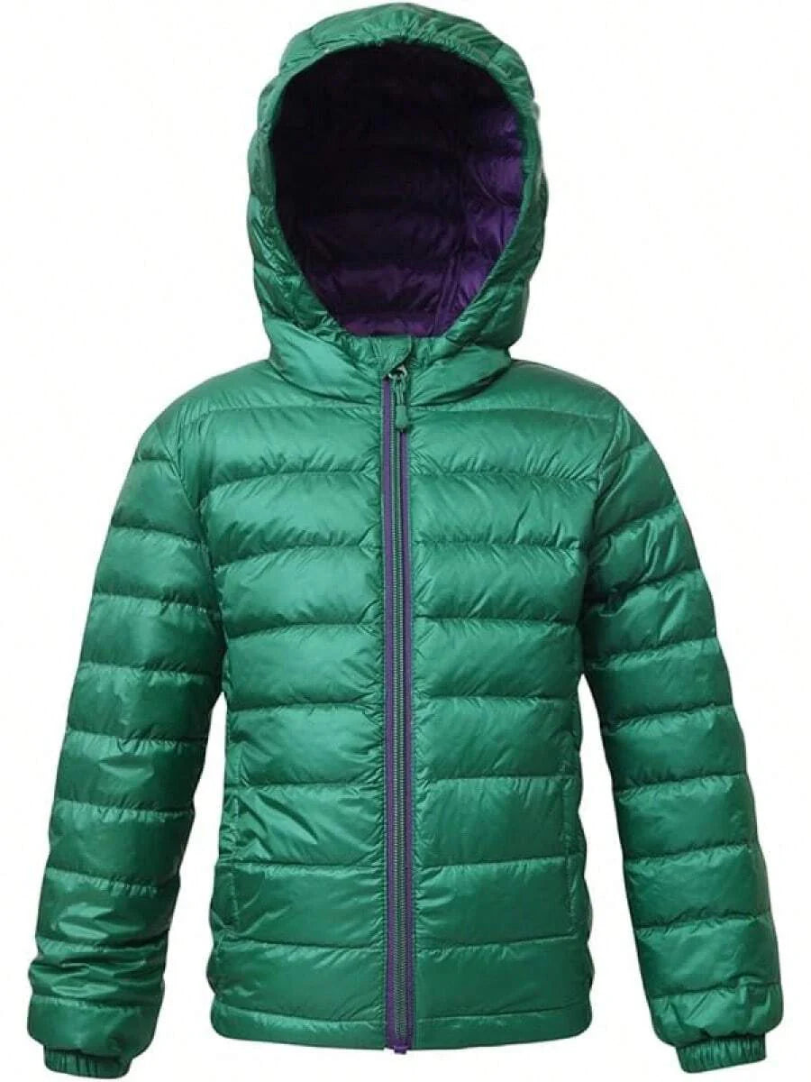 2025 New Model Boys' Ultra Lightweight Packable Down Puffer Jacket Coat