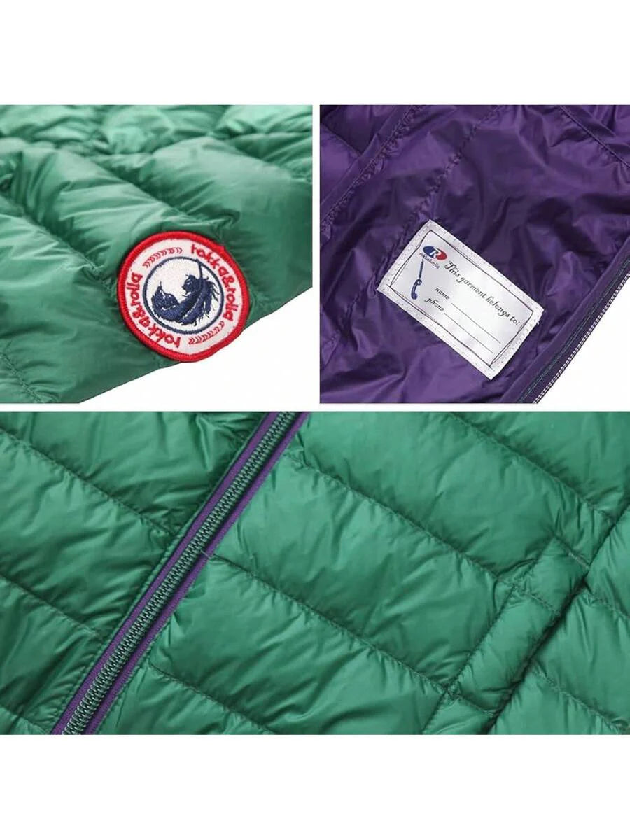 2025 New Model Boys' Ultra Lightweight Packable Down Puffer Jacket Coat