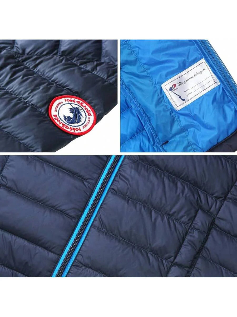 2025 New Model Boys' Ultra Lightweight Packable Down Puffer Jacket Coat