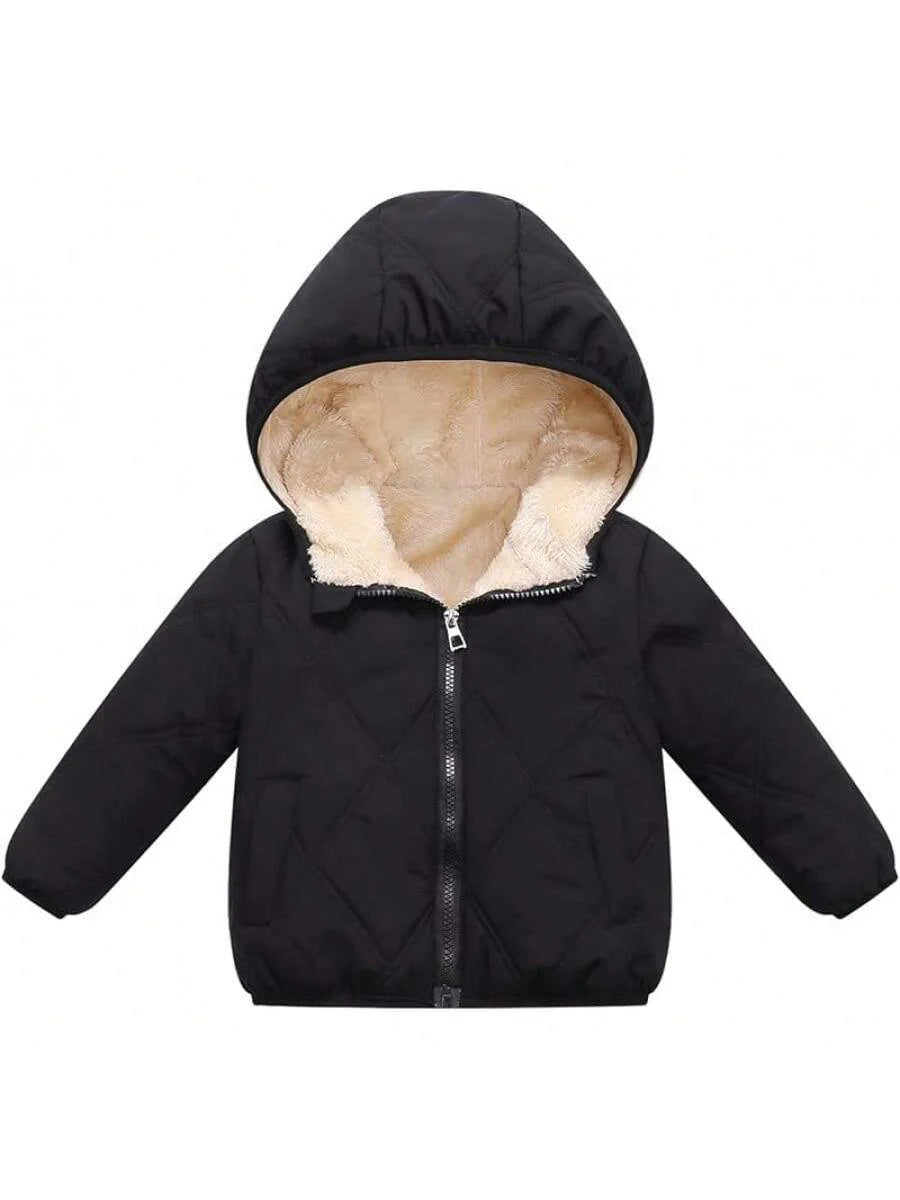 2025 New Model Baby Boy Winter Fleece Coat Toddler Puffer Jacket Infant Girl Outerwear Clothes