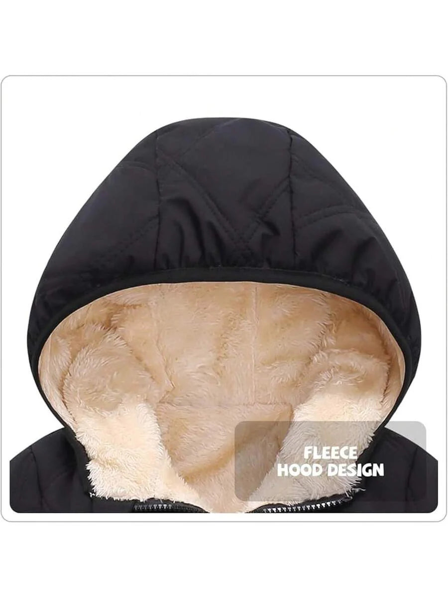 2025 New Model Baby Boy Winter Fleece Coat Toddler Puffer Jacket Infant Girl Outerwear Clothes