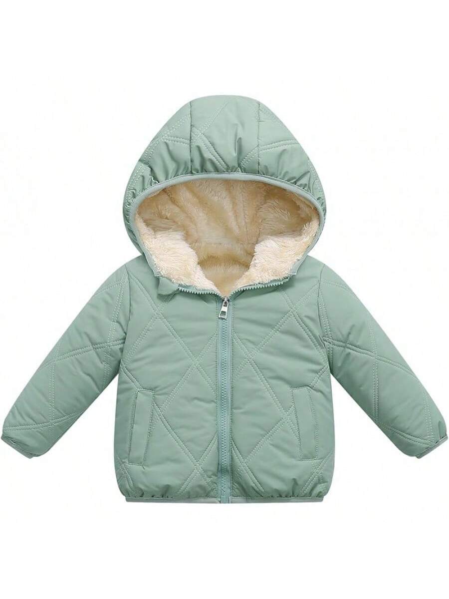 2025 New Model Baby Boy Winter Fleece Coat Toddler Puffer Jacket Infant Girl Outerwear Clothes