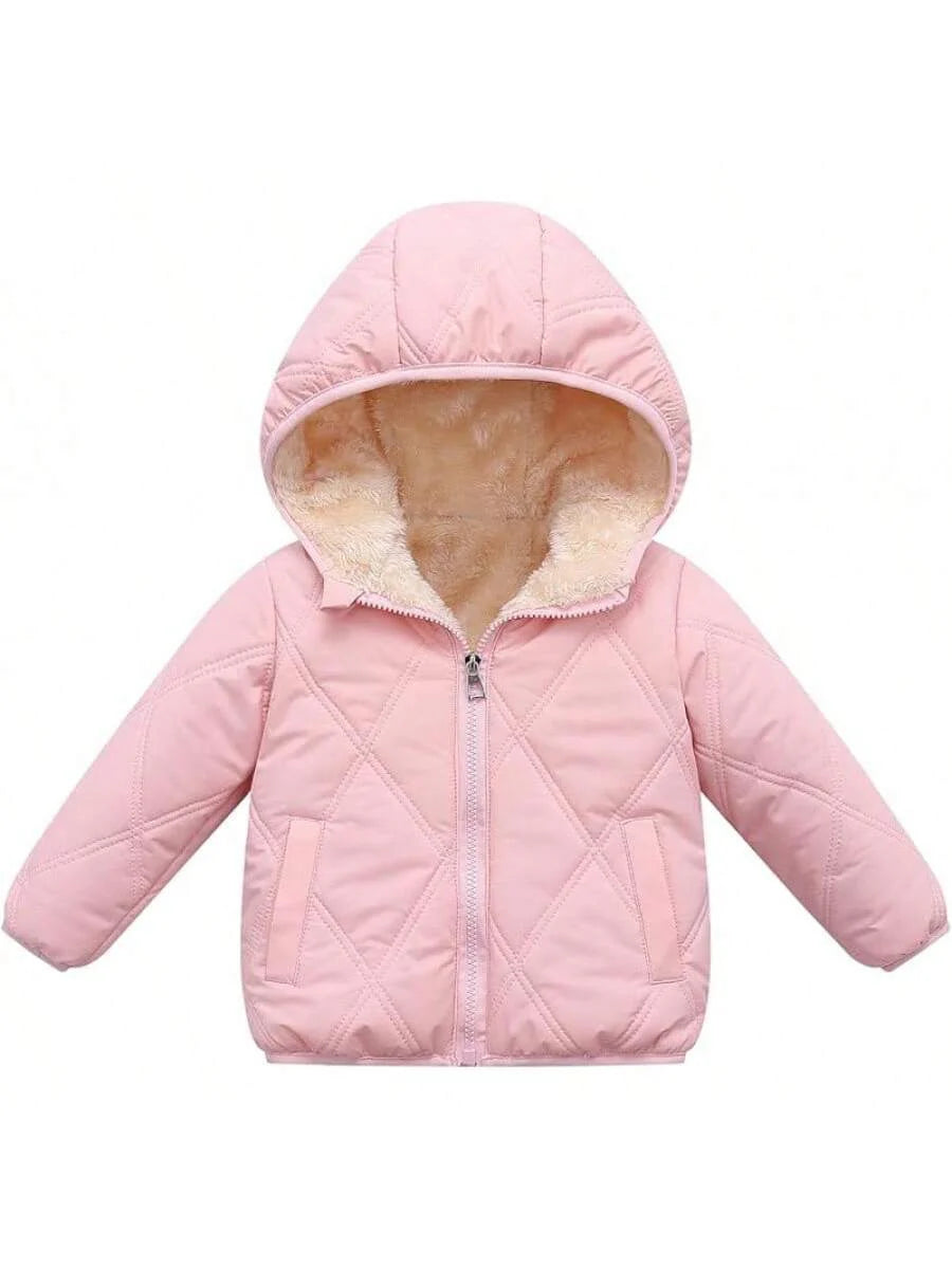 2025 New Model Baby Boy Winter Fleece Coat Toddler Puffer Jacket Infant Girl Outerwear Clothes