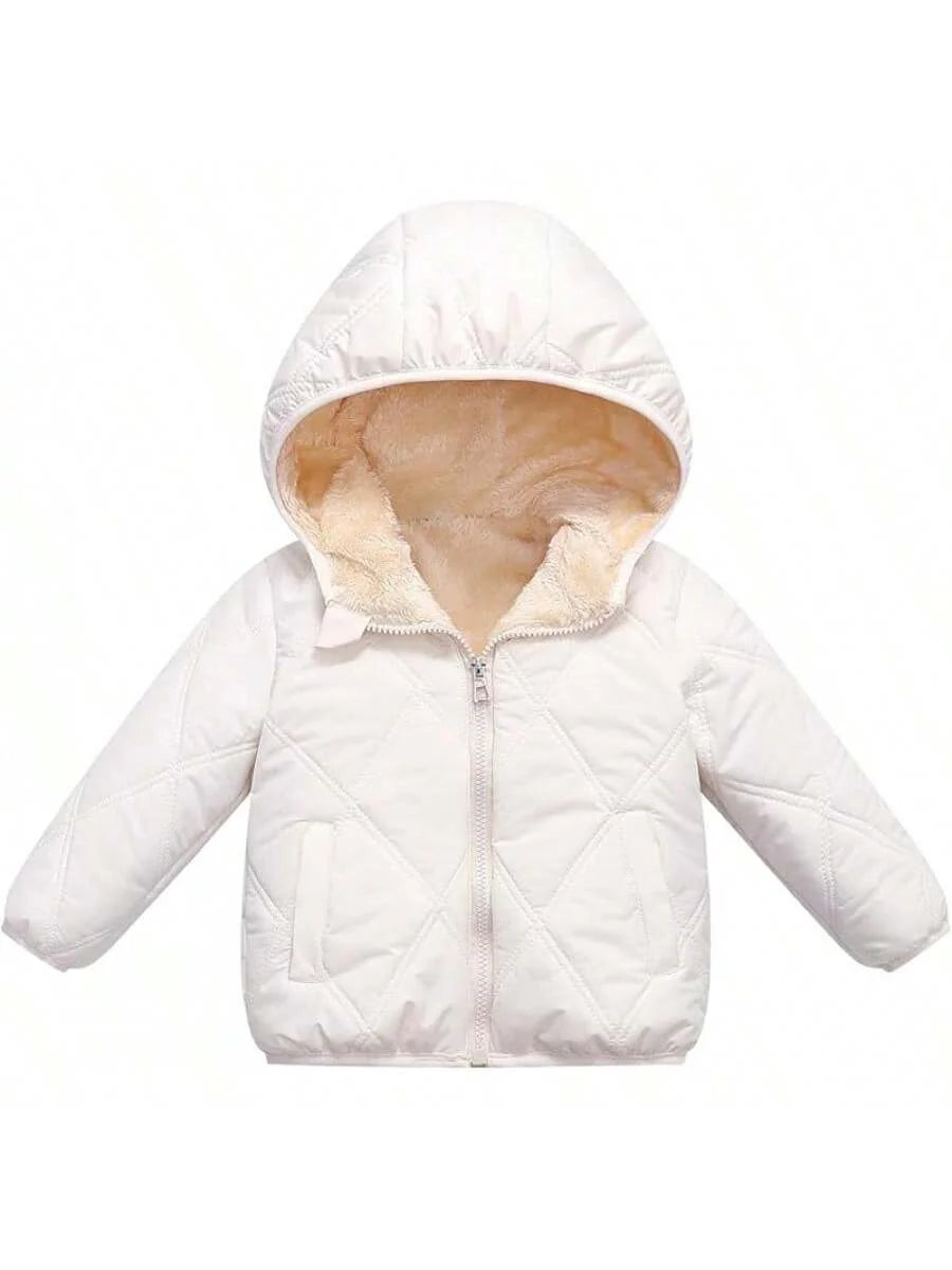 2025 New Model Baby Boy Winter Fleece Coat Toddler Puffer Jacket Infant Girl Outerwear Clothes