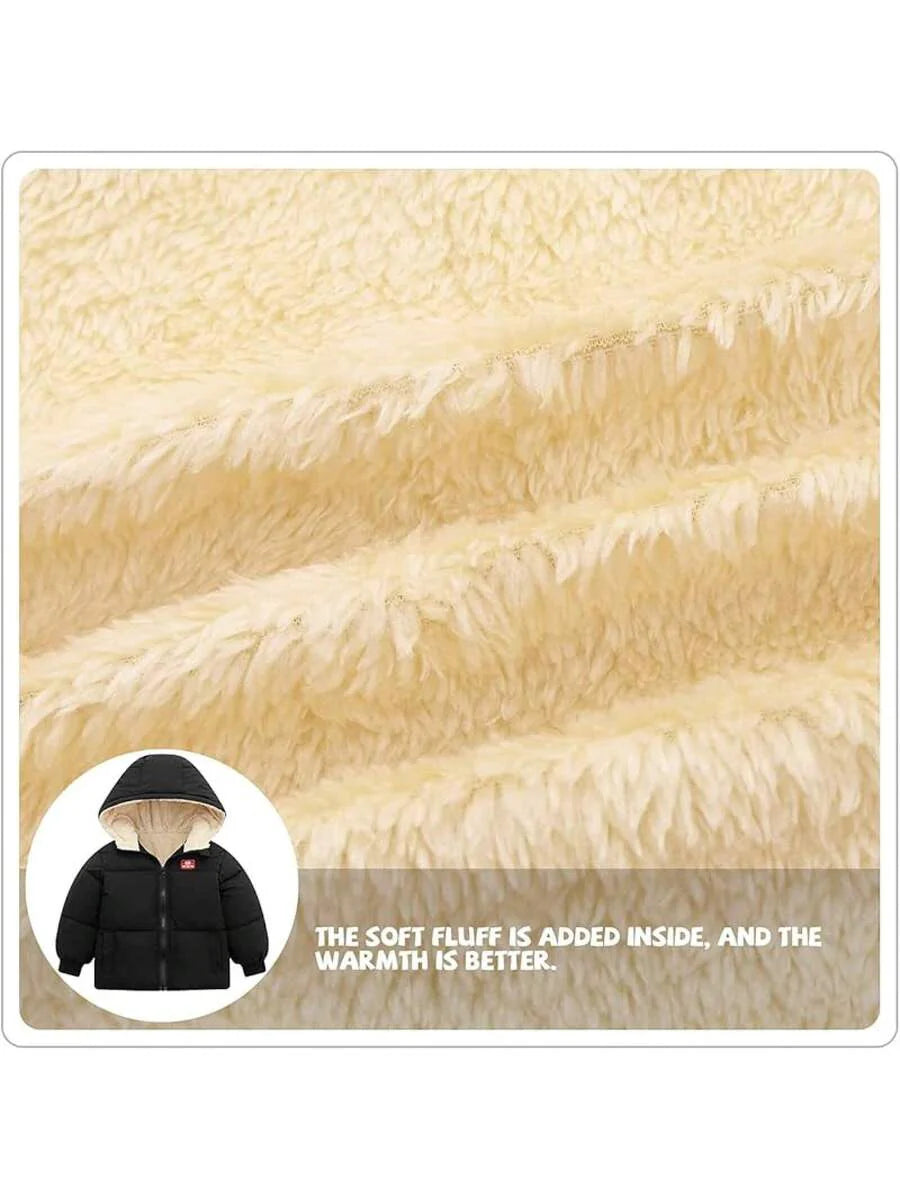 2025 New Model Baby Boy Winter Fleece Coat Toddler Puffer Jacket Infant Girl Outerwear Clothes
