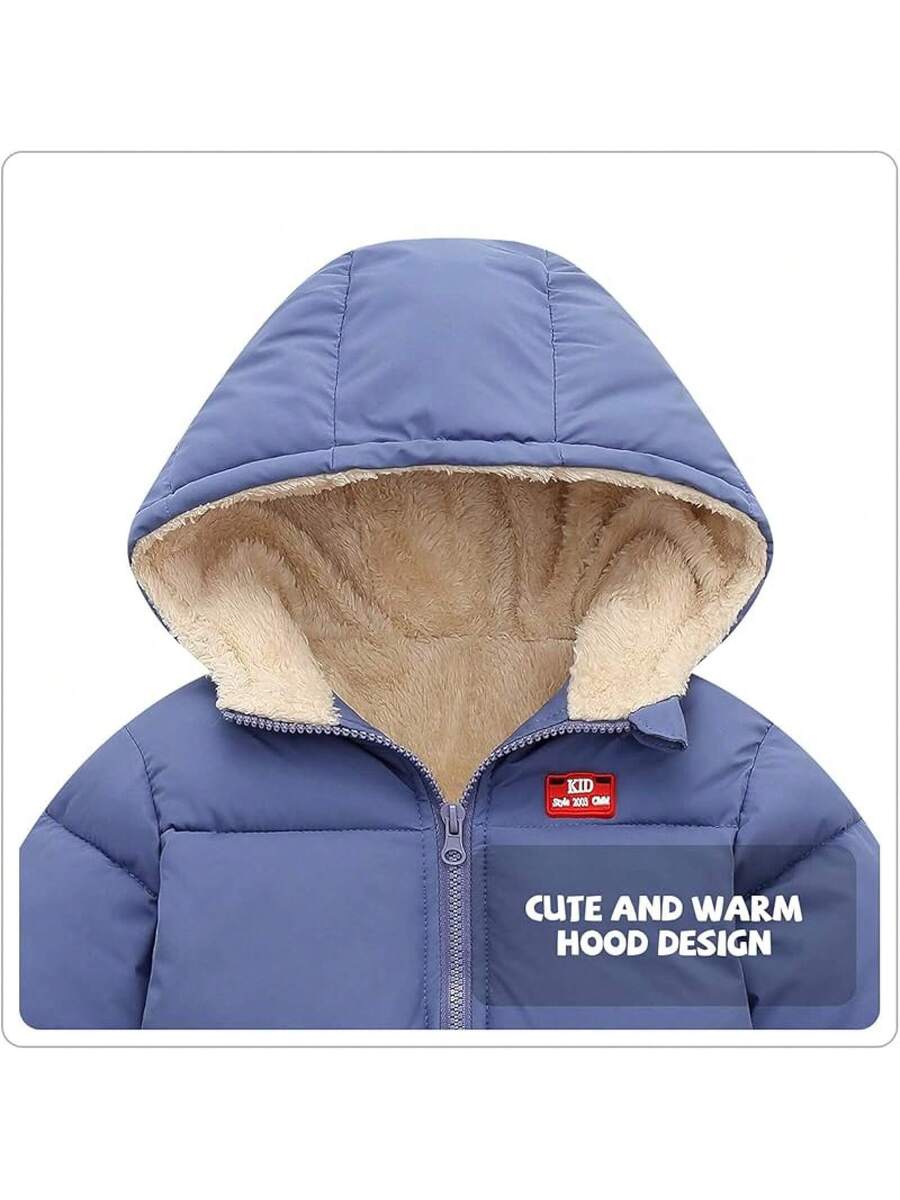 2025 New Model Baby Boy Winter Fleece Coat Toddler Puffer Jacket Infant Girl Outerwear Clothes